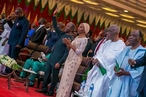 VP Osinbajo, Wife, Yakubu Gowo,  Other Dignitaries,  Attends  2017 Aso Villa Christmas Concert [Pictures]