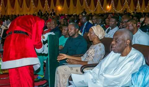 VP Osinbajo, Wife, Yakubu Gowo,  Other Dignitaries,  Attends  2017 Aso Villa Christmas Concert [Pictures]