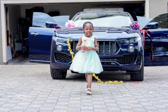 Wealthy Malawi Pastor, Shepherd Bushiri Buys His Daughter A Maserati For Her 6th Birthday [Photos]