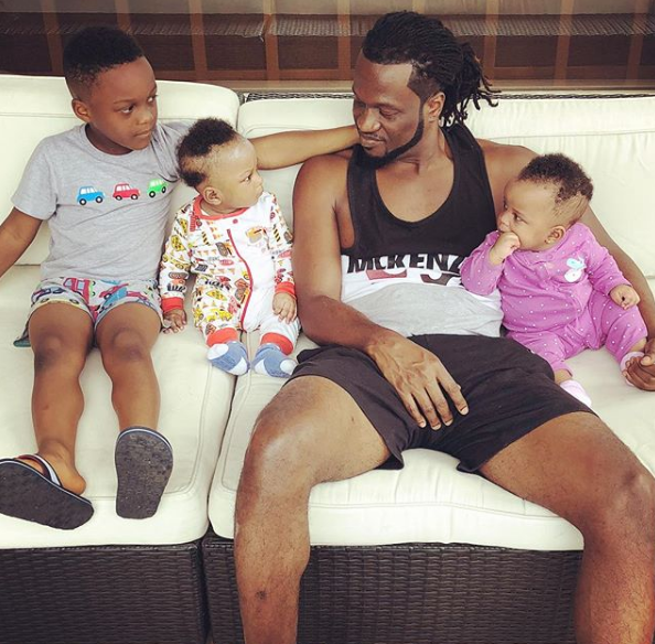 Paul Okoye Shares Heart Melting New Photo with His Kids