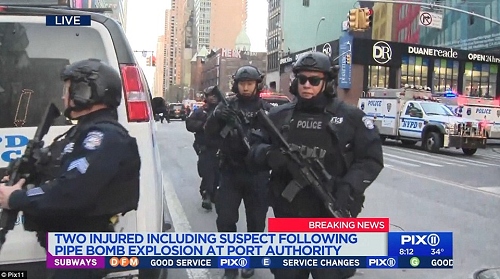 BREAKING: Pipe Bomb Explodes At New York's Port Authority 