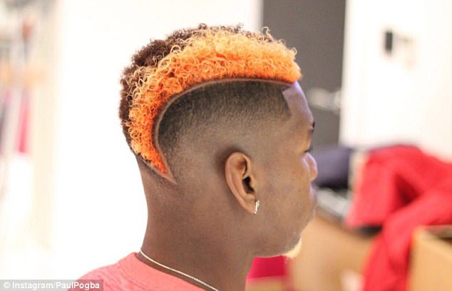 Suspended Manchester United Star, Paul Pogba Shows Off Stylish New Haircut [Photos]