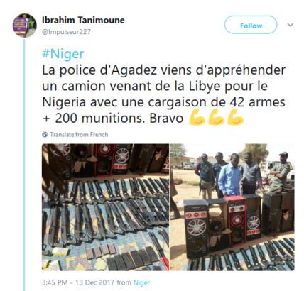 Police Intercepted Pump Action Rifles Hidden In Sound System And Exported To Nigeria [Photos]
