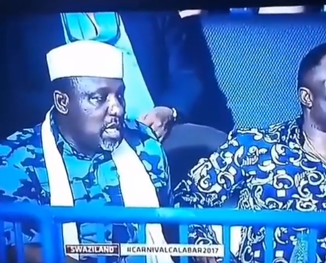 That moment Gov. Rochas’ mouth drops as South African ladies dance with bared b00bs at Calabar carnival [photos/Video]