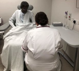 New Photos Of Sadiq Daba In A UK Hospital As He Receives Treatment