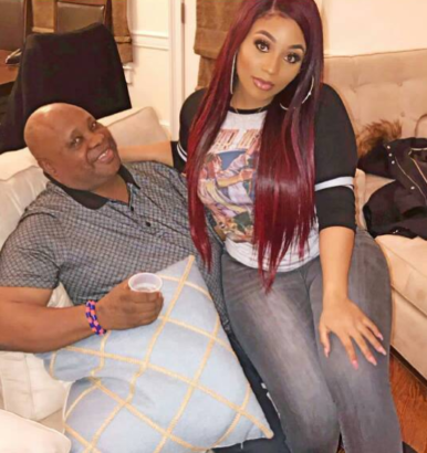 Famous Dancing Senator, Ademola Adeleke Pictured with Daughter