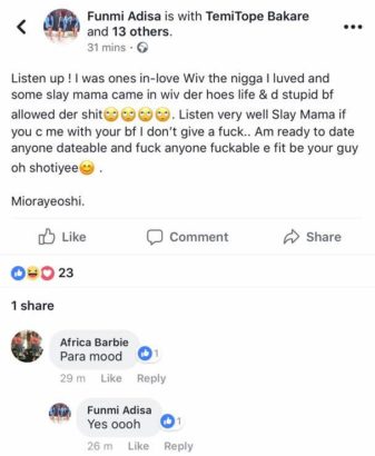 Angry, Slay Queen Who Lost Boyfriend To Another Slay Queen, Vows To Sleep With People’s Boyfriends