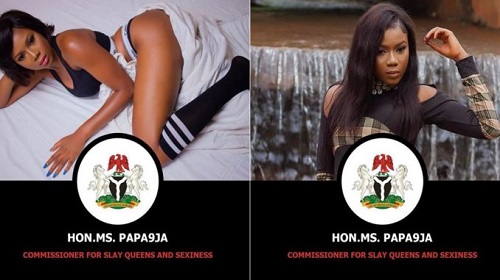 Trending!!!Nigerian Lady Declares Herself The Commissioner Of Slayqueens And Sexiness, Shares Sexy Portraits