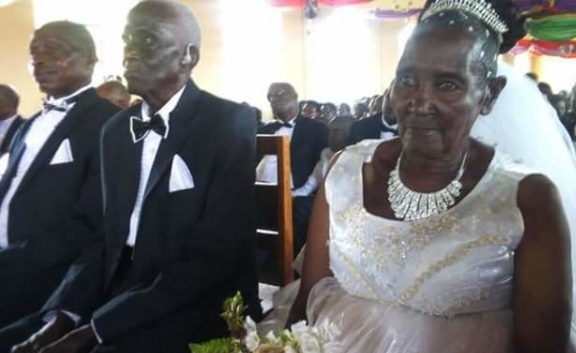 Older The Berry, Sweeter The Juice!!!90-Year-Old Man Weds 83-Year-Old Woman in Uganda [Photos]