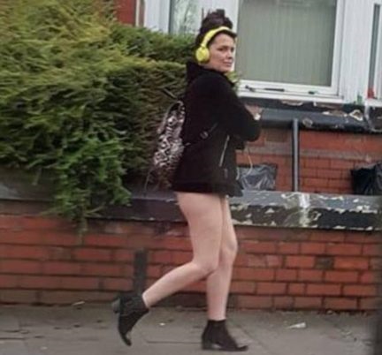 Police Stopped Woman Because They Taught She Was Walking Naked [Photos]