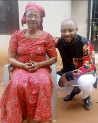 For The First Time Ever, Actor Yul Edochie Pictured with Mum as He Bags a Chieftaincy Title [Photos]