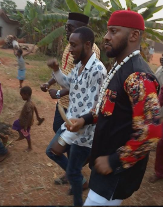 For The First Time Ever, Actor Yul Edochie Pictured with Mum as He Bags a Chieftaincy Title [Photos]