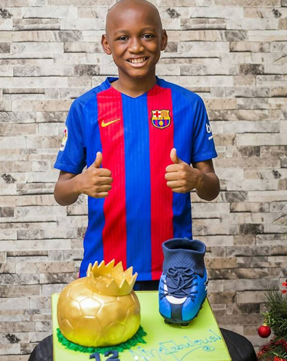 2Face Idibia's look alike first son, Nino turns 12 today [Photos]