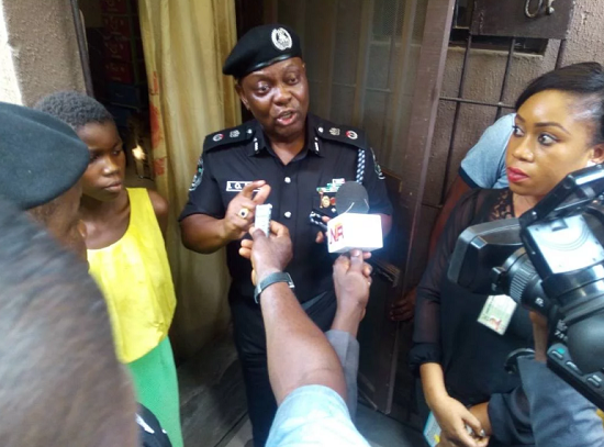 Lagos Police Commissioner, Edgal Imohimi, comes to The Aid Of 11-Year-Old Girl Locked Up Inside A House By Her Guardian