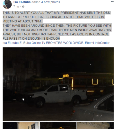 President Buhari Reportedly Sends DSS to Arrest Prophet Isa El-Buba for Publicly Criticizing The Activities Of Fulani Herdsmen [Details]