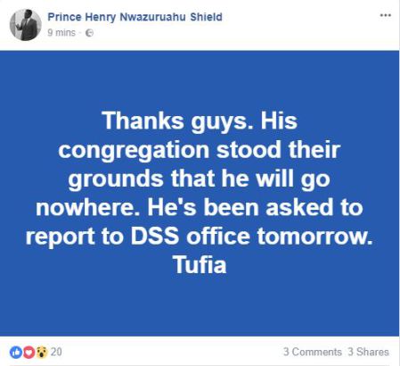 President Buhari Reportedly Sends DSS to Arrest Prophet Isa El-Buba for Publicly Criticizing The Activities Of Fulani Herdsmen [Details]