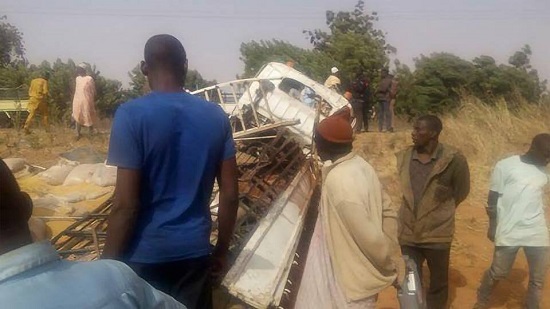 Truck with Faulty Tyre Crashed into A Bush, Many Feared Dead [Photos]