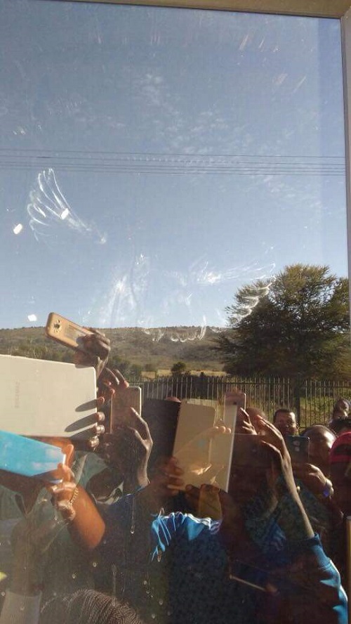 'Angel' Caught On Camera On Samuel At Prophet Akinbodunse Church [Photos]