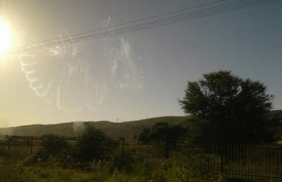 'Angel' Caught On Camera On Samuel At Prophet Akinbodunse Church [Photos]