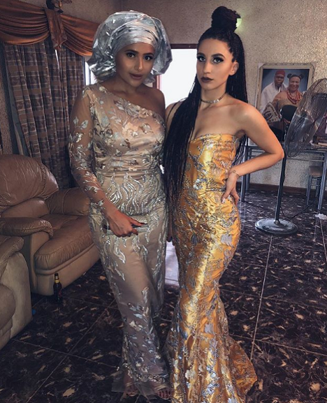 Footballer Victor Anichebe Brings His White Lovely Girlfriend To His Village