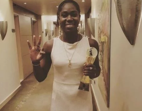 President Buhari Congratulates Asisat Oshola On Her CAF Woman Player of the Year Award