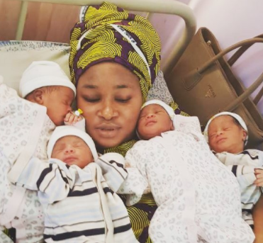 Aww!!!Nigerian Woman Shares Her Amazing Testimony Of How She Asked God For A Boy And He Gave Her Three Boys And A Girl [Photos/Video]
