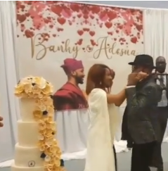 Banky W And Adesua Etomi Celebrate Successful Wedding With Huge Thanksgiving, Reception Party In London [Video]