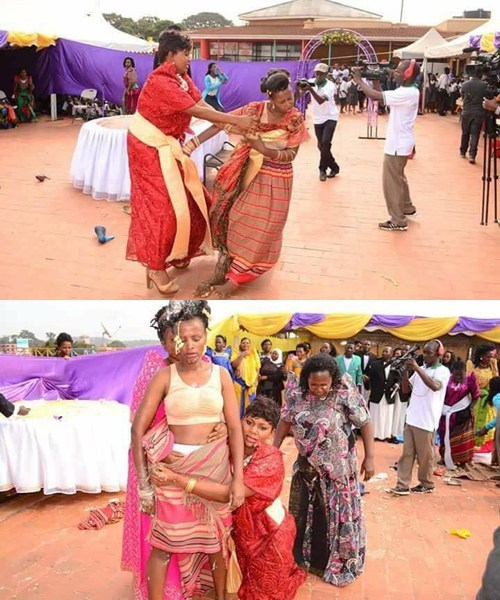 Shocker: Bride Runs Mad During Wedding, After She Was Attacked by “Her Village People” [Photos]