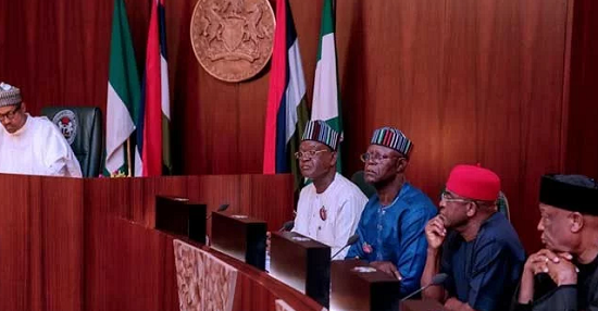 President Buhari, Vice President Yemi Osinbajo, Senate President Bukola Saraki, Speaker of the House of Representatives Yakubu Dogara, Ministers and others are currently attending the 2018 Armed Forces Remembrance Day Celebration at the National Arcade Abuja, Nigeria. See more photos below