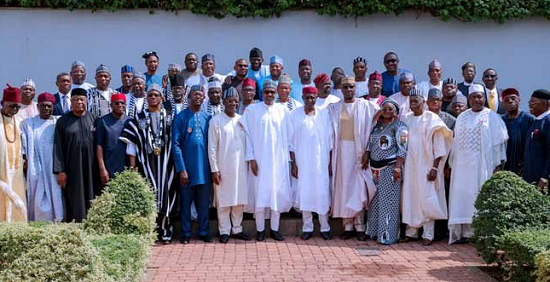 President Buhari, Vice President Yemi Osinbajo, Senate President Bukola Saraki, Speaker of the House of Representatives Yakubu Dogara, Ministers and others are currently attending the 2018 Armed Forces Remembrance Day Celebration at the National Arcade Abuja, Nigeria. See more photos below