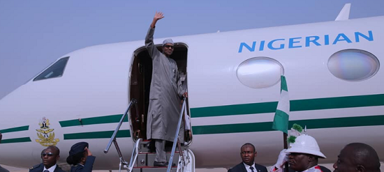 President Buhari is departing Nigeria tomorrow to meet with President Trump