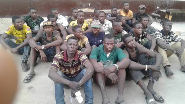 30 Cart Pushers Arrested by Lagos State Government [Photos]