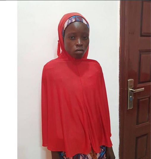 Photos of Another Chibok Girl Reportedly Rescued by Troops In Borno State