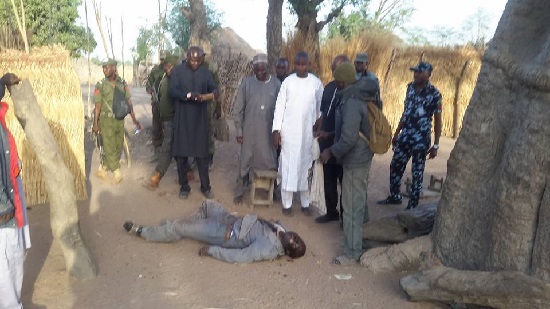 Corpses Everywhere In Taraba Community As Lawmaker Weeps During His Visit [Photos]