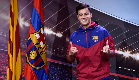FC Barcelona Unveils £145m Record Signing Philippe Coutinho [Photos]