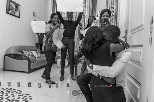 After Dating 15 Years of Dating, Nigerian Man Proposes to His Girlfriend [Photos]
