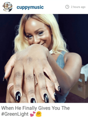 "Give Kiss Daniel"- Fans Reacts As Dj Cuppy Shared Her Morning Post 