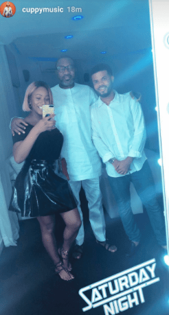 DJ Cuppy and Her New Boyfriend Visited Her Father Femi Otedola