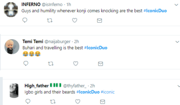 #IconicDuo: Check Out These Funny #IconicDuo Tweets