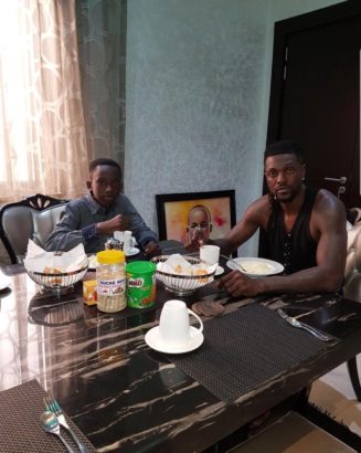 Emmanuel Adebayor Adopts the Son of His Late Brother, Peter
