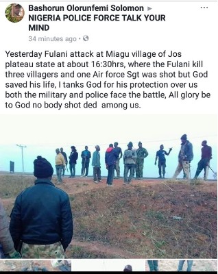 Fulani Herdsmen Strike Again, Kill 3 In Miagu Village in Jos [Graphic Photos] 