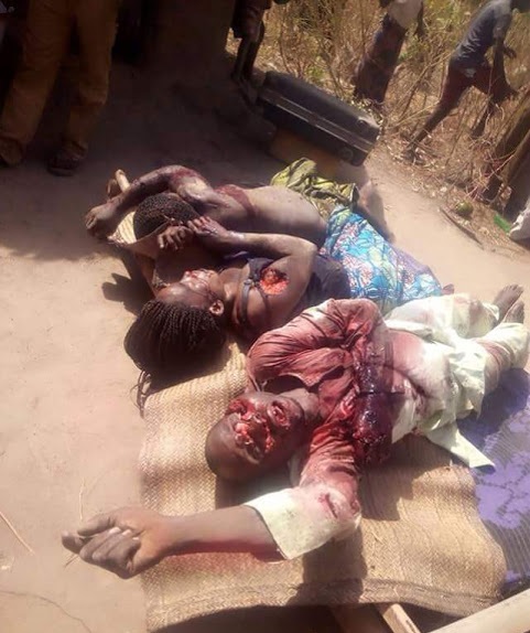 Graphics Photos: Village Head, Wives Murdred by Suspected Fulani Herds Men In Top Northern State