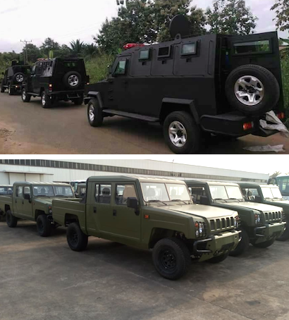 PHOTOS: Here Are Some Of The Amazing Vehicles Made For The Nigerian Army By Innoson Motors Manufacturing Company