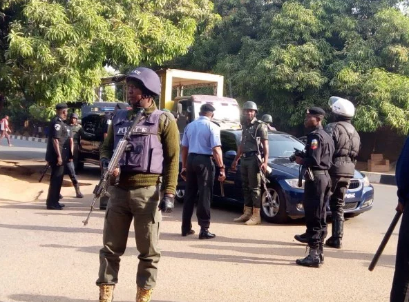Police, Army Spotted All Over Kaduna State Ahead Of NLC's Planned Protest [Photos]