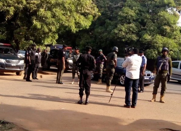 Police, Army Spotted All Over Kaduna State Ahead Of NLC's Planned Protest [Photos]