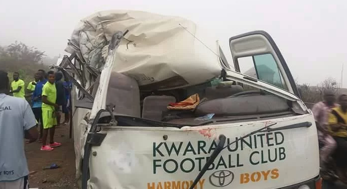 Kwara United Football Club Players Involved In A Fatal Accident [Photos]