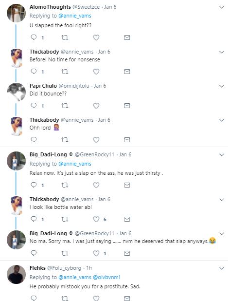 Nigerian Lady Slapped A Police Officer For Touching Her Butt In Public