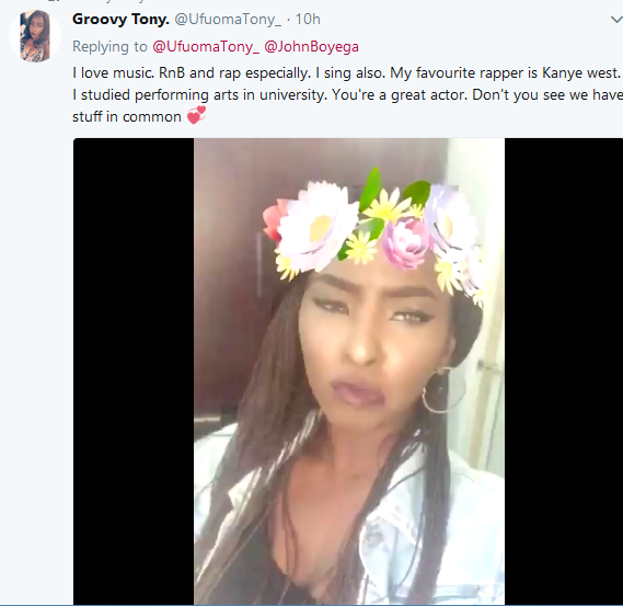 “Give Me Chance to Love You”; Nigerian Lady Begs Star Wars Actor, John Boyega for A Date [Photos]