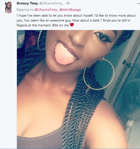 “Give Me Chance to Love You”; Nigerian Lady Begs Star Wars Actor, John Boyega for A Date [Photos]