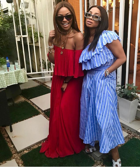 South African Media Personality, Bonang Matheba Flaunts Sexy Bikini Body As She Vacations In Lagos [Photos]